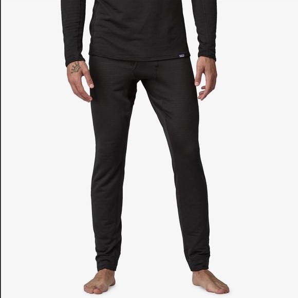 Patagonia Men's Capilene Thermal MidWeight Bottoms Black Baselayer Pants XL - Picture 2 of 10